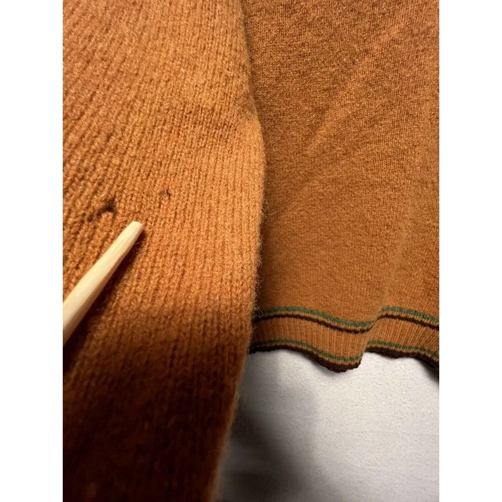 TUCKER KNITS Sweater Basketball print Mock Neck - Picture 10 of 11